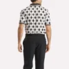 Polo de manga corta Vector Argyle Print para hombre