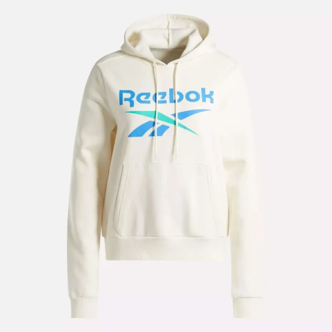 Sudadera con capucha de felpa Reebok Identity Big Logo para mujer