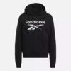 Sudadera con capucha de felpa Reebok Identity Big Logo para mujer