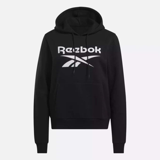 Sudadera con capucha de felpa Reebok Identity Big Logo para mujer