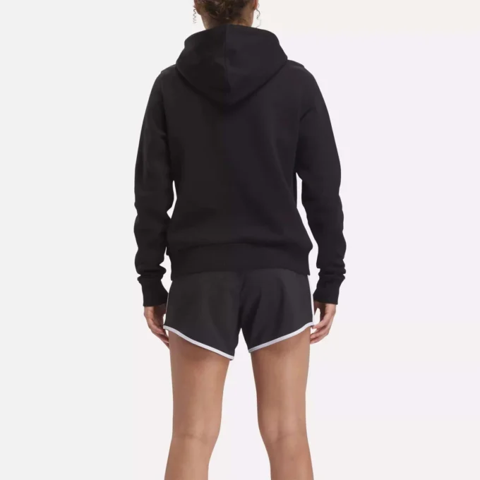 Sudadera con capucha de felpa Reebok Identity Big Logo para mujer