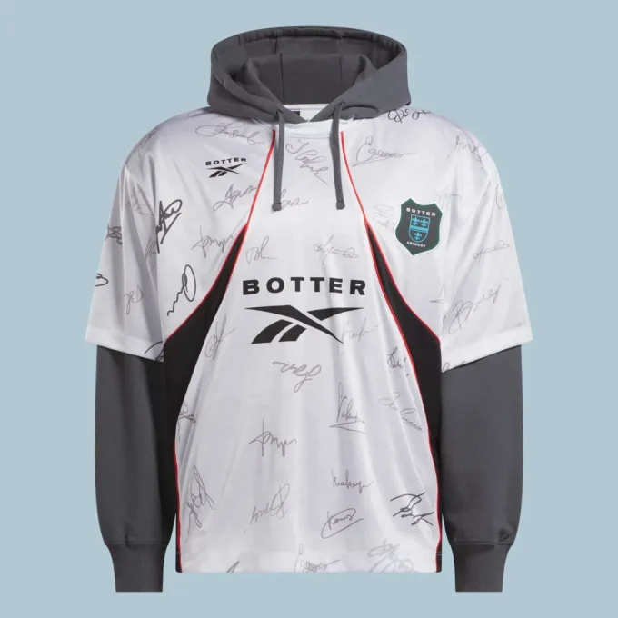 Sudadera con capucha híbrida de fútbol para hombre Reebok x Botter LTD