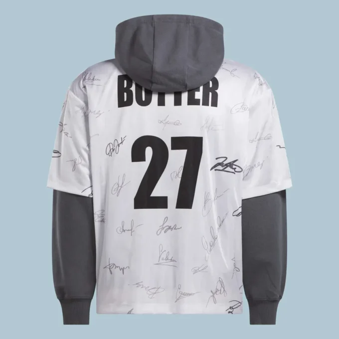 Sudadera con capucha híbrida de fútbol para hombre Reebok x Botter LTD
