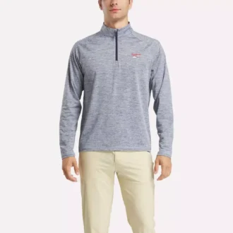 Sudadera con cremallera de un cuarto catiónica para hombre