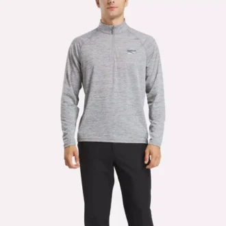 Sudadera con cremallera de un cuarto catiónica para hombre