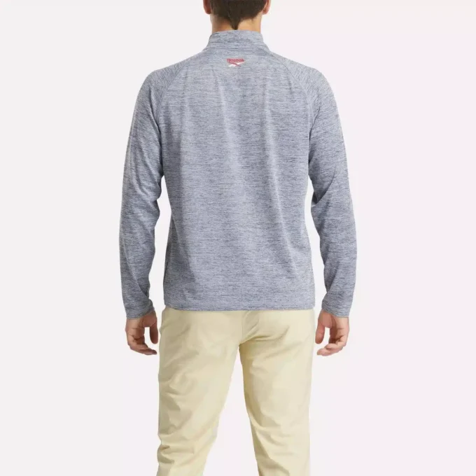 Sudadera con cremallera de un cuarto catiónica para hombre