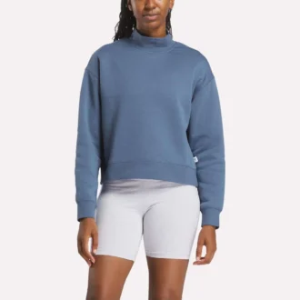 Sudadera con cuello alto Vector para mujer, talla pequeña