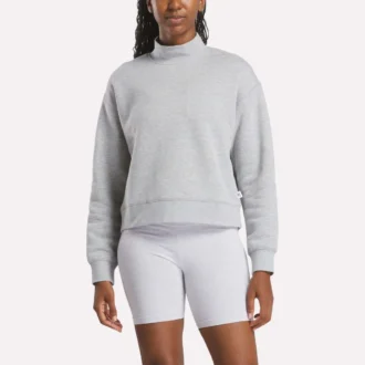 Sudadera con cuello alto Vector para mujer, talla pequeña