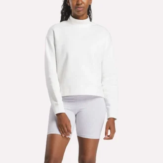Sudadera con cuello alto Vector para mujer, talla pequeña