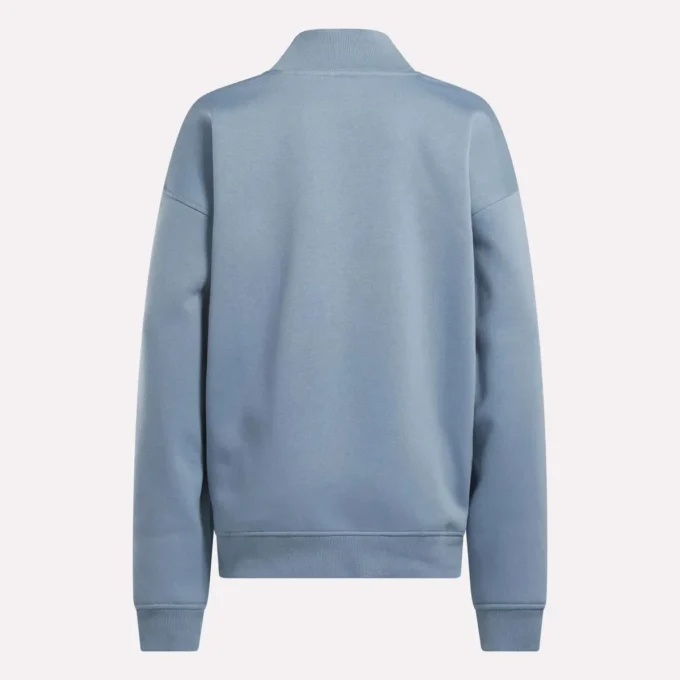 Sudadera de cuello alto largo para mujer
