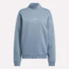 Sudadera de cuello alto largo para mujer