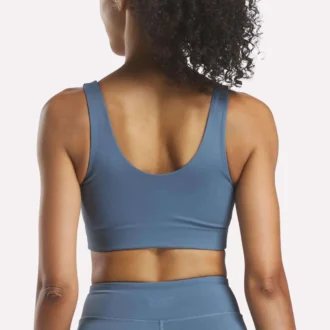 Sujetador de yoga con cuello en V para mujer