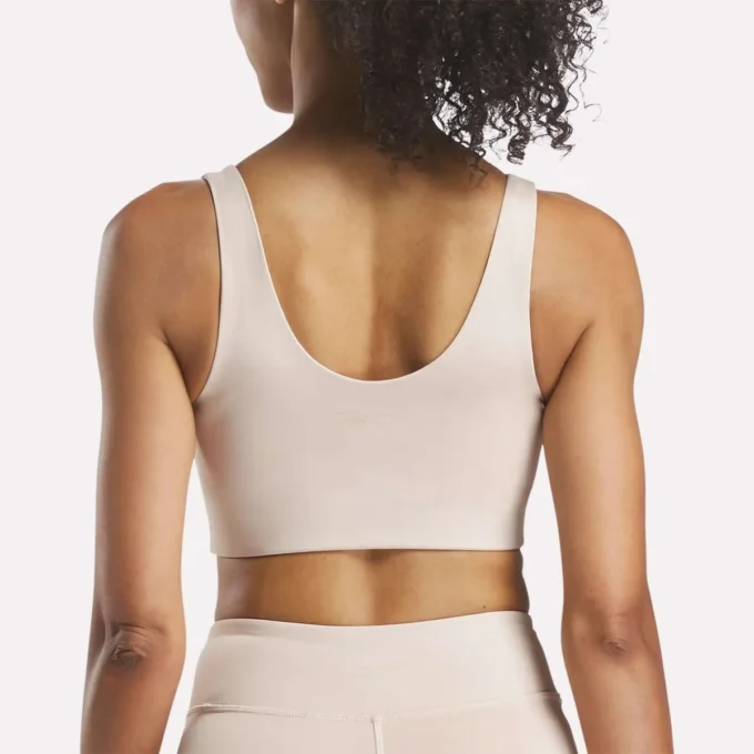 Sujetador de yoga con cuello en V para mujer