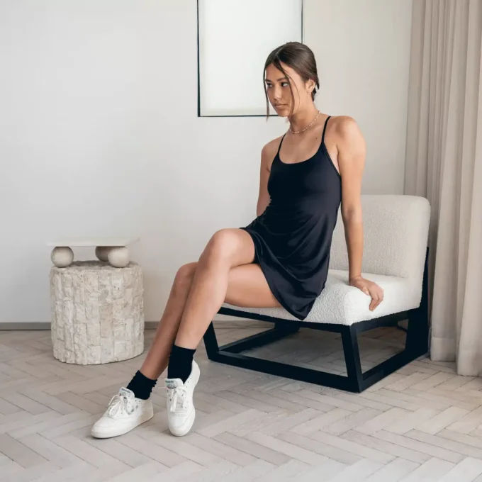Vestido con tirantes Lux para mujer